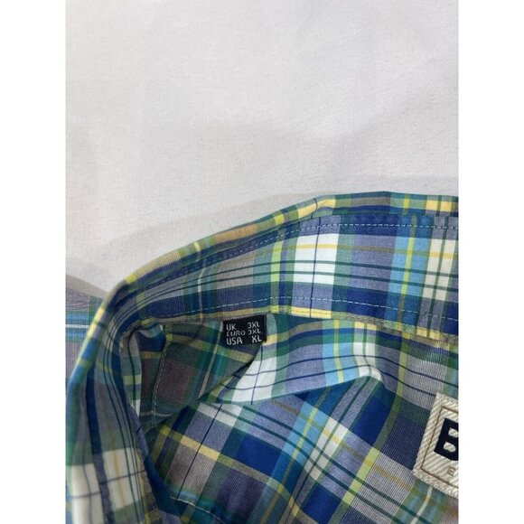 BARBOUR L94716 Men's Multicolor Gerald Tailored Fit Madras Sport Shirt Size XL - Picture 7 of 8